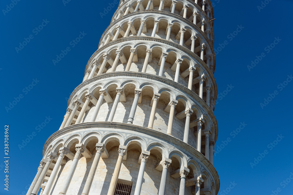 Close up of Pisa Tower