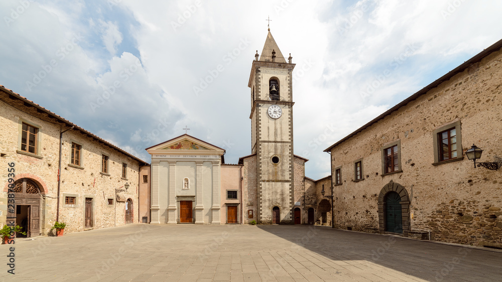 Chiesa Di Filetto on Via Ariberti in Filetto, Tuscany, Italy