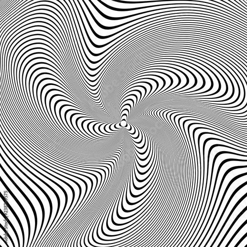 Abstract wavy lines design.