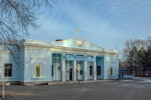 Russia  Khabarovsk - December 03  2018  Church of the Intercession