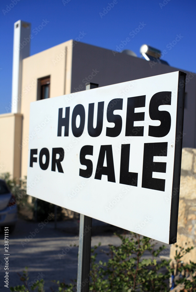 Fototapeta premium Houses for sale