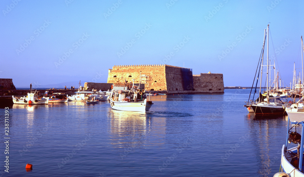 Heraklion harbour, Crete