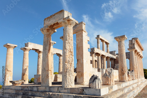 temple of Aphaia on Aegina island 
