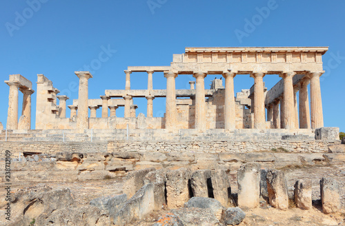 Temple of Aphaia side view photo