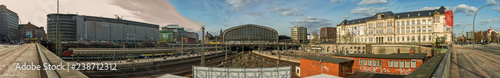 Panorama vom Hamburger Bahnhof