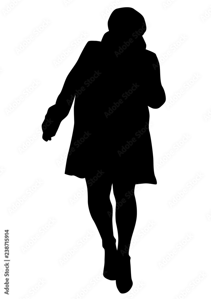 Beauty young girl in dress on white background