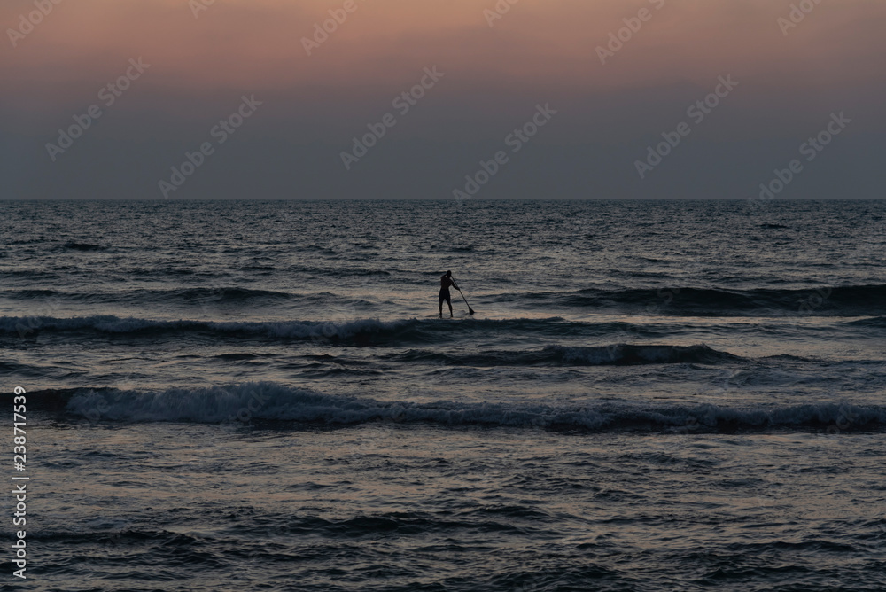 Fototapeta premium sunset on the beach