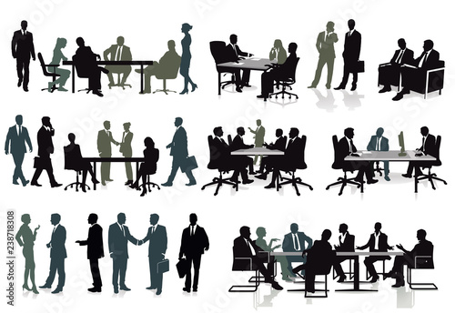 Business Teams Gruppe – Illustration