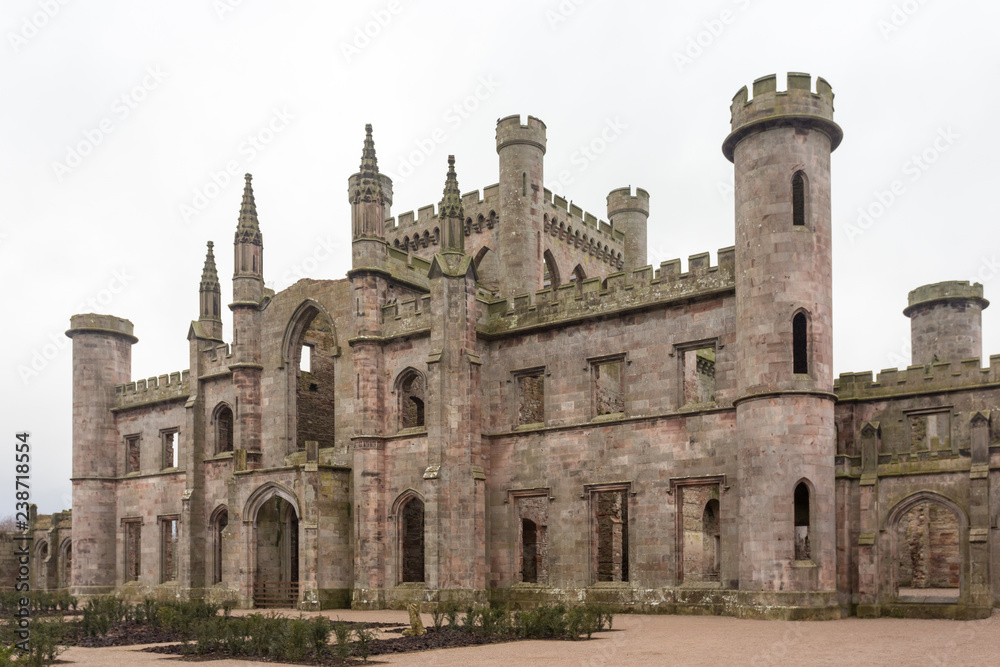 Lowther Castle rear elevation