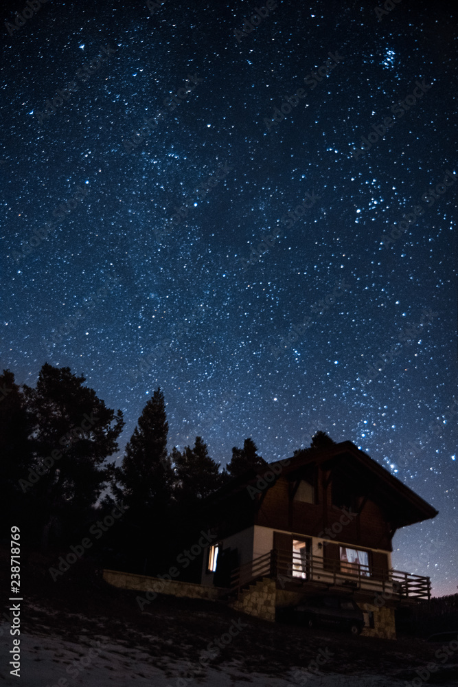 Naklejka premium Casa con Stellata
