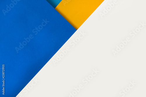Background of shape and geometry. Colored background decorations with paper.