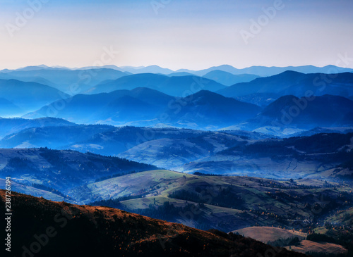 range of carpathian mountains