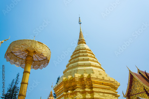 Golden pagoda at Thailand.