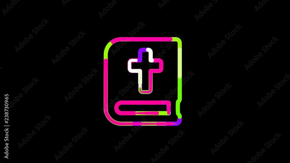 Circles gather in symbol bible. After it crumbles in a line and moves to the camera. Alpha channel black Circles gather in symbol bible. After it crumbles in a line and moves to the camera. Alpha channel black
