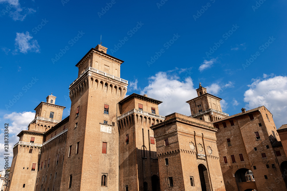Estense Castle or Castle of San Michele - Ferrara Emilia Romagna - Italy 