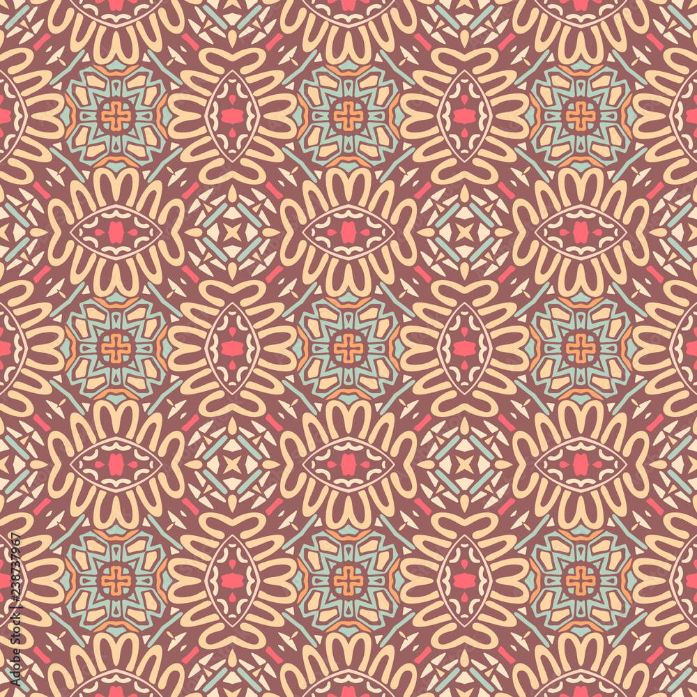 Abstract seamless ornamental  pattern