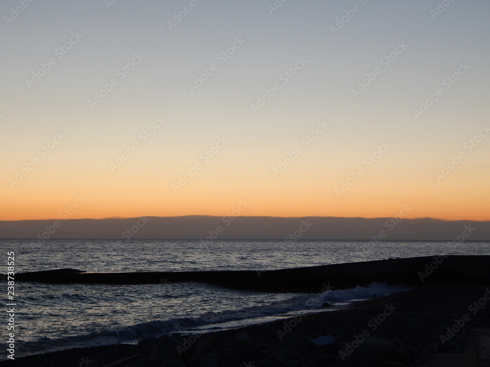 Fototapeta premium sunset on beach