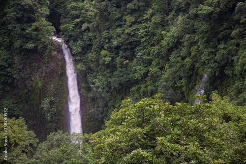 The La Fortuna waterfall near the Arenal National Park in Costa Rica