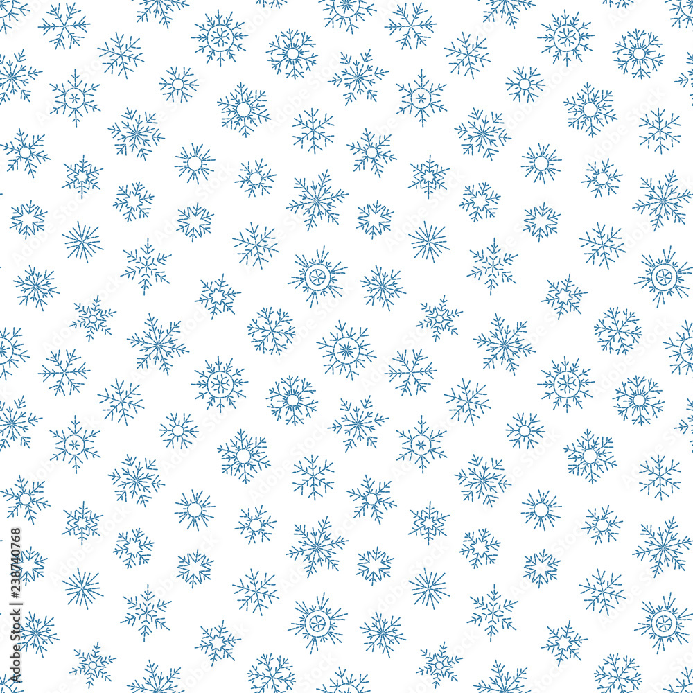 Christmas seamless doodle pattern Christmas seamless doodle pattern