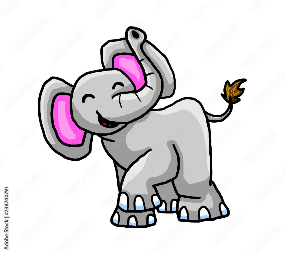 Obraz premium Happy Elephant