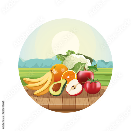 Fruits and vegetables