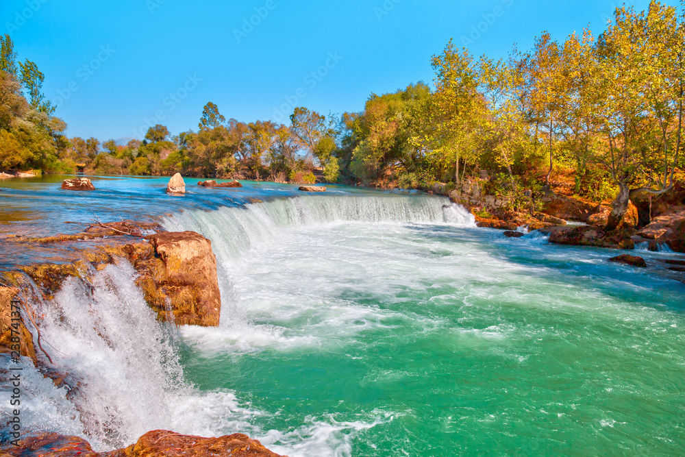 Fototapeta premium Manavgat Waterfall - Antalya,Turkey