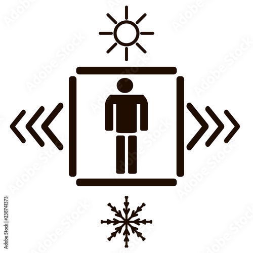 thermal and sound insulation sign.