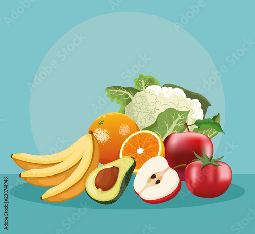 Fruits and vegetables