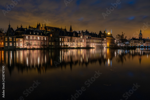 The Hague city, Netherlands night photography