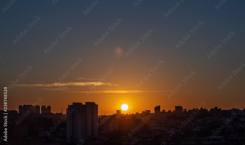 Amanhecendo em São Paulo