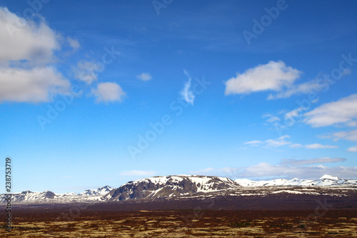 natural landscape of Iceland from Pingvellir National Park