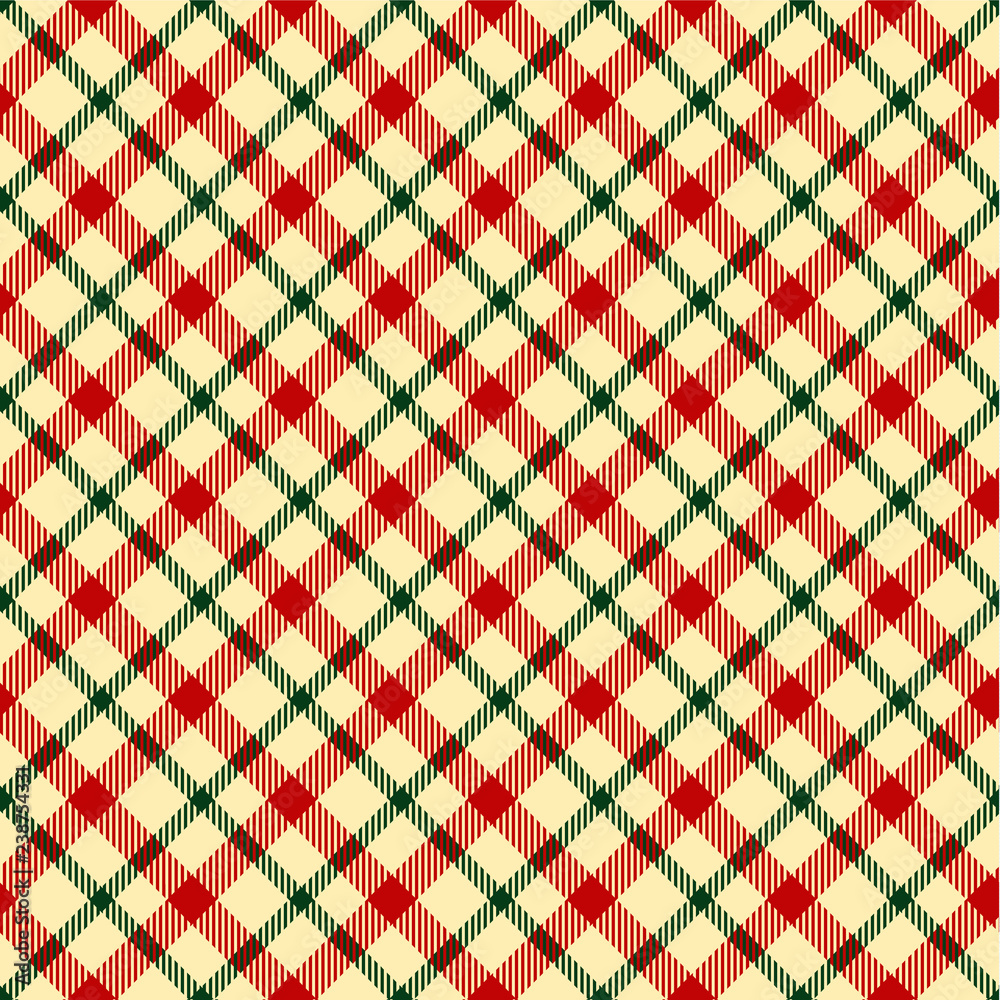 Seamless christmas tartan vector pattern Seamless christmas tartan vector pattern