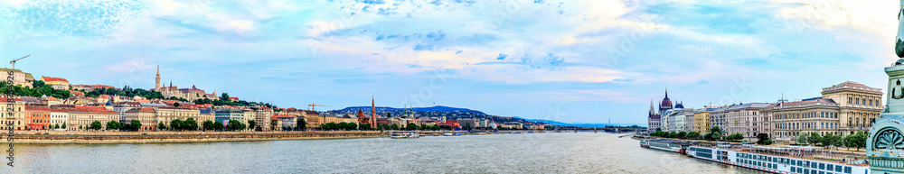Budapest, Danube River Panorama