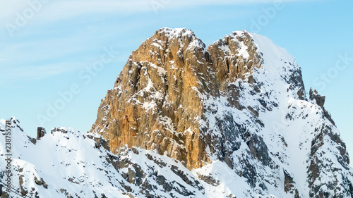 Courchevel Ski Resort Les 3 Vallees Rhone Alpes Savoie France La Saulire Cablecar to the top