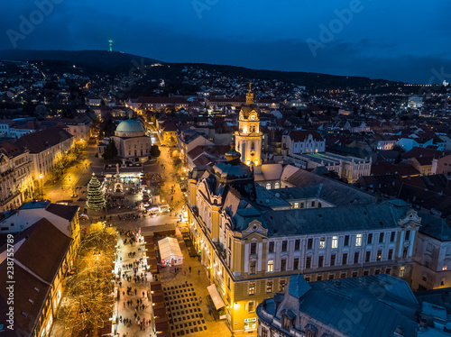 Wallpaper Mural Aerial photo of Advent in Pecs, Hungary Torontodigital.ca
