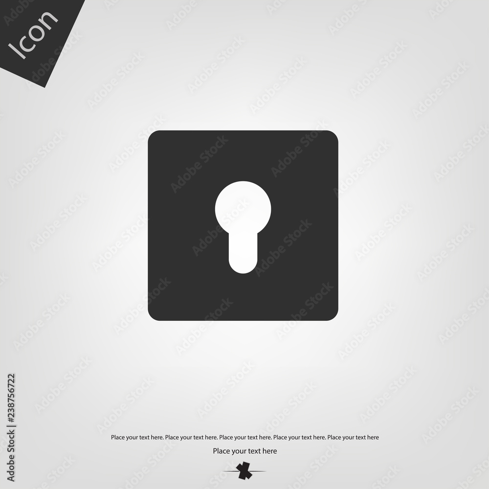 keyhole vector icon keyhole vector icon