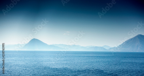 Panoramic view of seascape