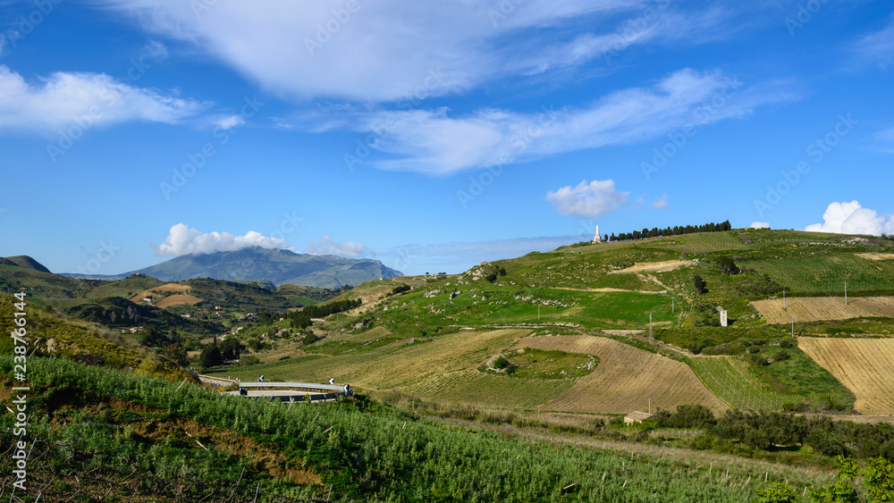 krajobraz Sycylii