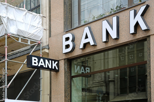Bank Sign © markobe