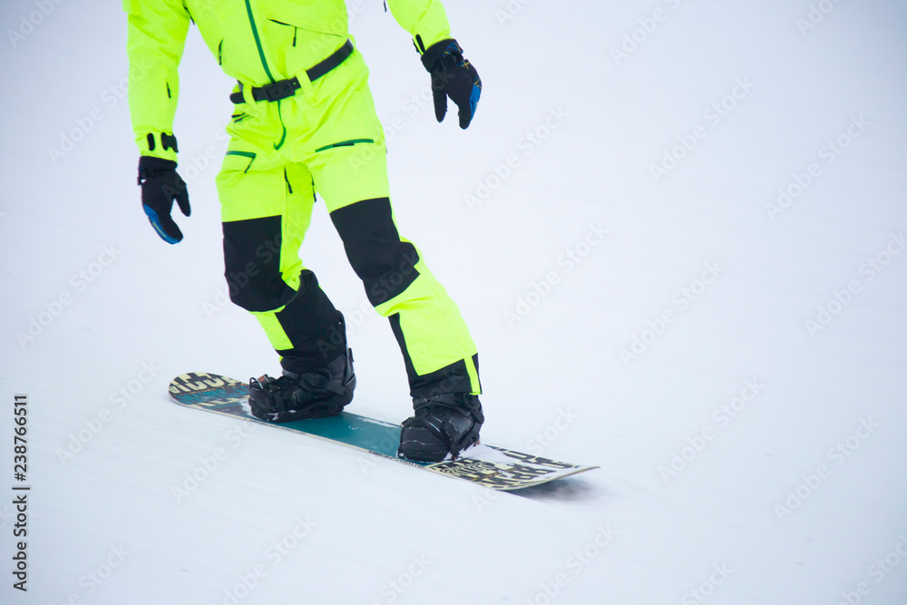 Naklejka premium Snowboarding Snowboard Snowboarder 
