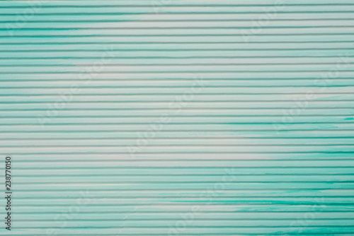 blue painted corrugated paper background texture