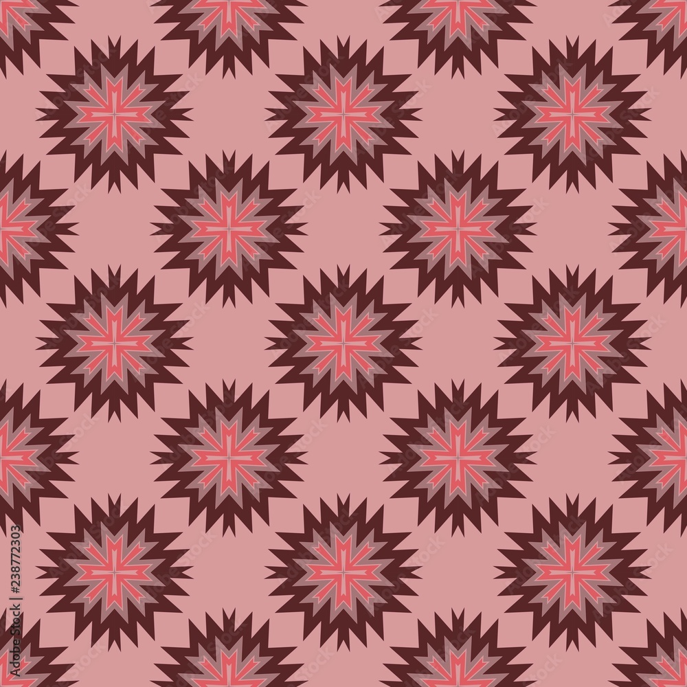 Seamless geometric Pattern with Zigzags, Triangles. For Textiles, Book design, Background. Vector Illustration. Seamless geometric Pattern with Zigzags, Triangles. For Textiles, Book design, Background. Vector Illustration.