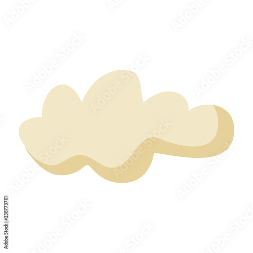 cute fairytale cloud icon