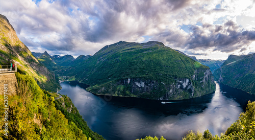 view from the Geirangerfjord