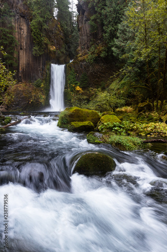 Fototapeta Naklejka Na Ścianę i Meble -  Toketee Falls, Umpqua National Forest, Oregon
