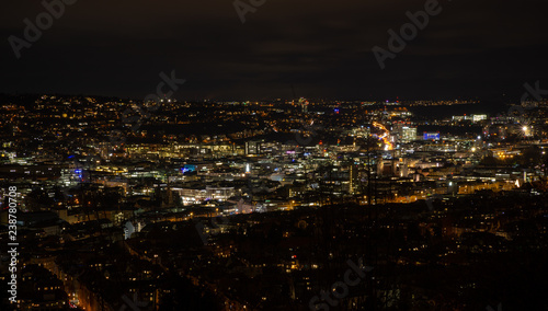 Panorama at night from Stuttgart © tobigraf22