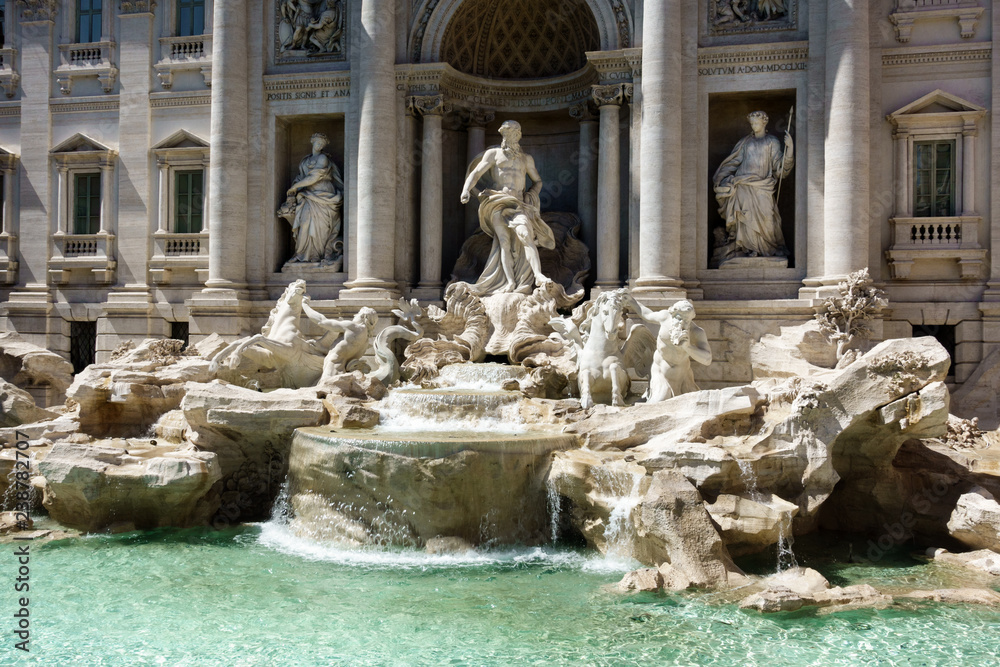 View of Trevi Fountain