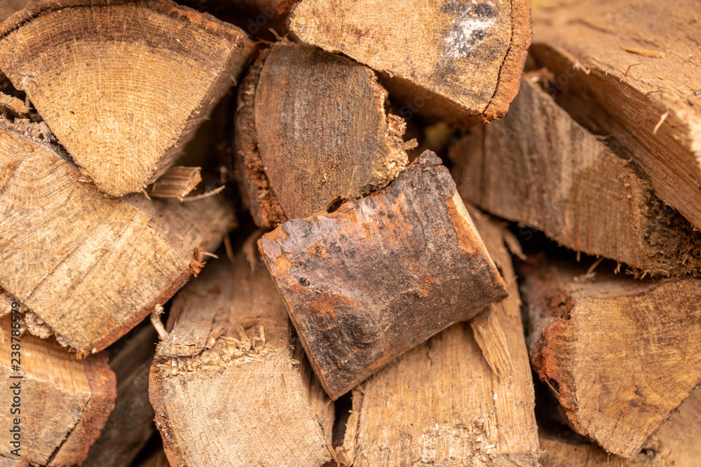 large stacks of firewood. ready to make a fire at a fireplace. large stacks of firewood. ready to make a fire at a fireplace.