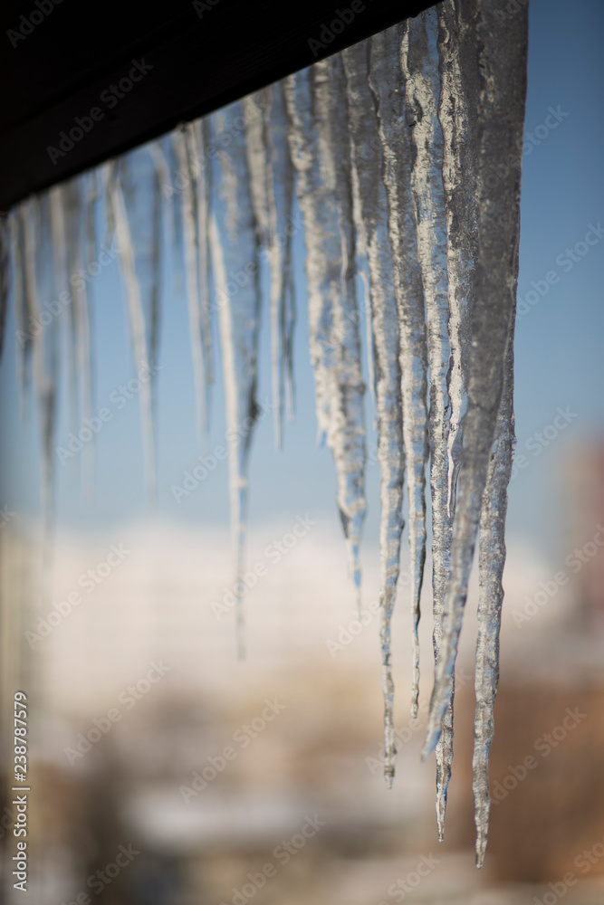 Ice drops Ice drops