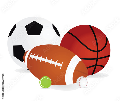 Balls set. vector illustration